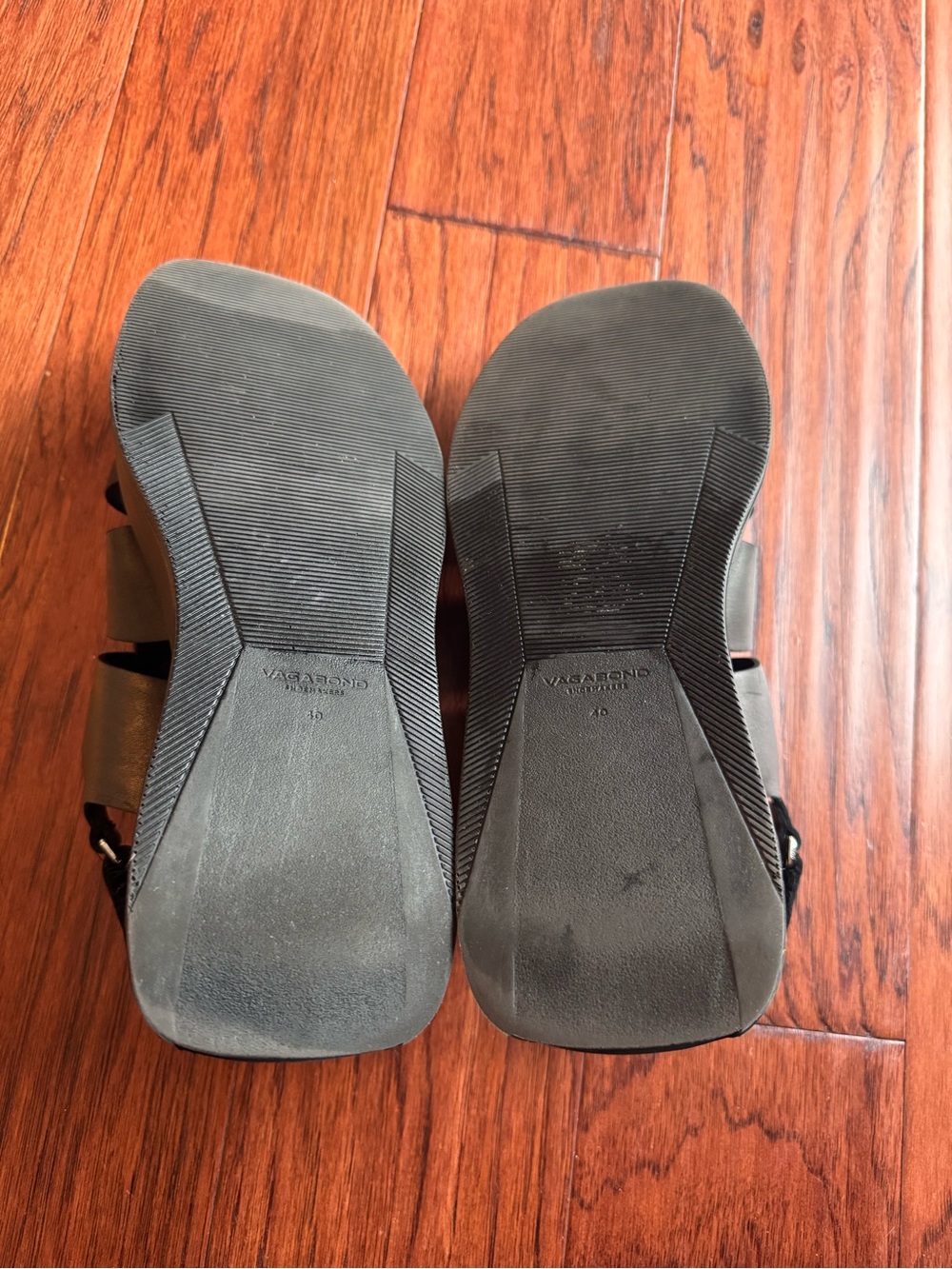 Vagabond Shoemakers Chic Courtney Black Platform Chunky Fisherman Sandals Sz 10 - Picture 9 of 11